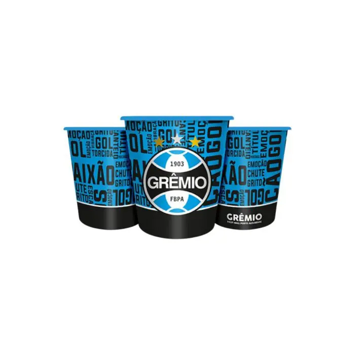 Balde de Pipoca 2900ml Grêmio 1 Unidade - Brasfoot - Imagem 1