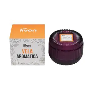 Vela Aromática Parafina Vidro 8X5,5cm Livon-Sortida