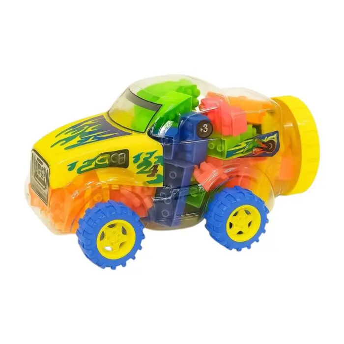 Blocos para Montar de Plástico com 75 Peças Brinquedo-Toys - Imagem 1