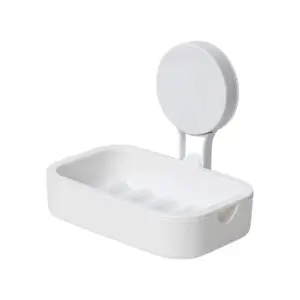 Saboneteira de Plástico com Ventosa 14cm - Rio Tijucas