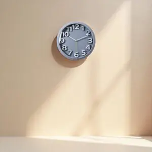 Relógio de Parede de Vidro e Plástico Colorido Sortido 25cm - Imagem 2