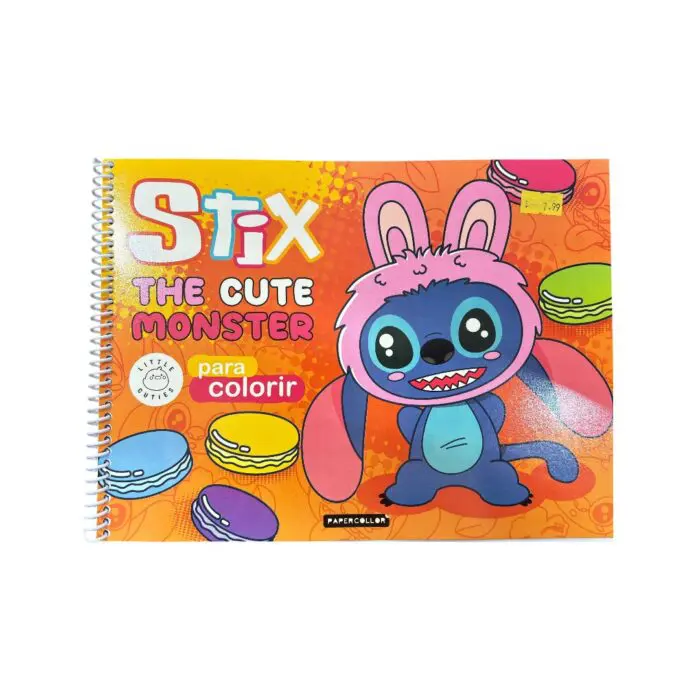 Livro de Colorir Estilo Boobie Goods Capa Mole Stix 20 Folhas Sortido - Papercollor - Imagem 2