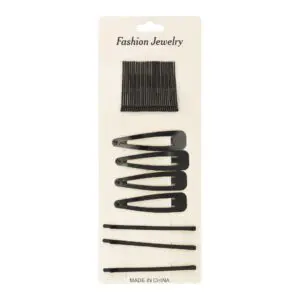 Kit de Grampo e Tic Tac para Cabelo com 12 Peças Fashion Jewelry - Aliança