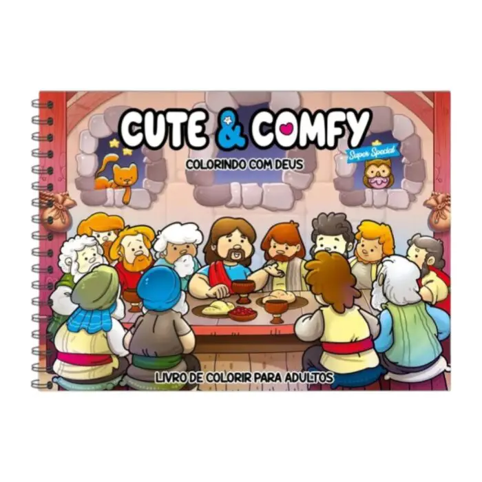 Livro para Colorir Estilo Bobbie Goods Cute & Comfy Colorindo com Deus + 1 Caneta Touch Ponta Dupla Grátis - Imagem 3