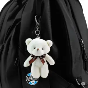 Chaveiro Metal com Urso de Pelúcia 12cm-Interponte - Imagem 2