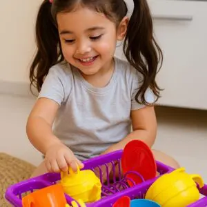 Brinquedo Escorredor de Louça com 12peças-DivPlast - Imagem 2