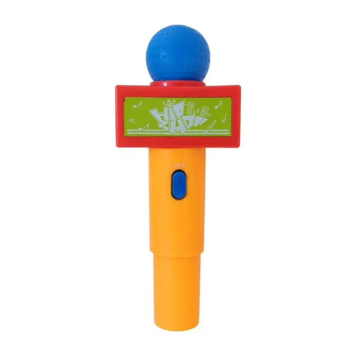 Microfone Musical com Som e Luz de Plástico-Toys - Imagem 1