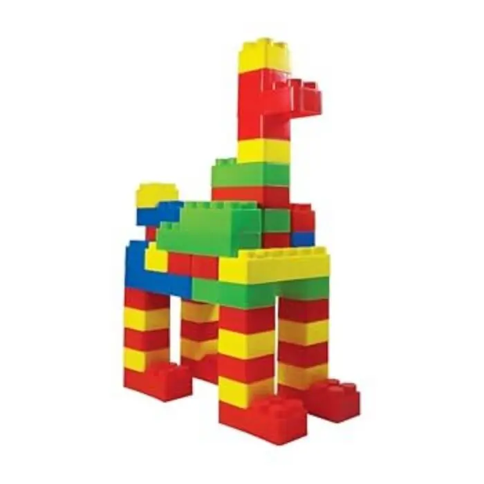 Blocos para Montar de Plástico com 75 Peças Brinquedo-Toys - Imagem 3