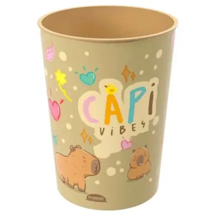 Copo Capivara Infantil de Plástico 320ml-Plasútil