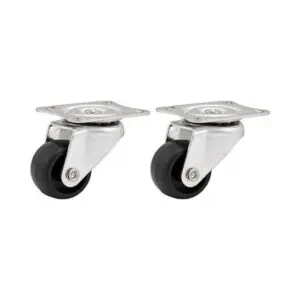 Kit de Rodizio Giratório Preto com 2Un-startools
