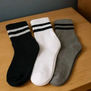 Kit 3 Pares de Meia Cano Longo Esportiva Adulto 39-44-Cia da Meia - Imagem 2