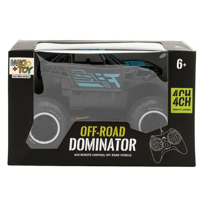 Brinquedo Carro com Controle Remoto Off Road Dominator-Miki Toy - Imagem 1