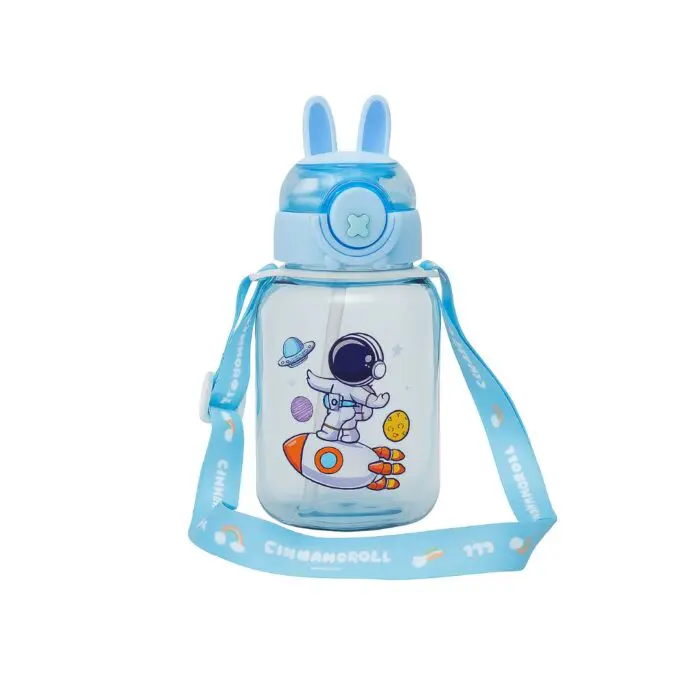 Garrafa Infantil com Canudinho e Cordão 600ml Sortida - FWB - Imagem 5