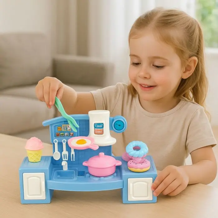 Brinquedo Hora de Cozinhar Cozinha Fun Kitchen Small Hearth-Miki Toy - Imagem 2