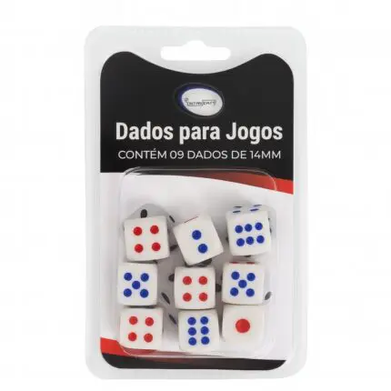 Kit Dados para jogos de Plástico-Interponte