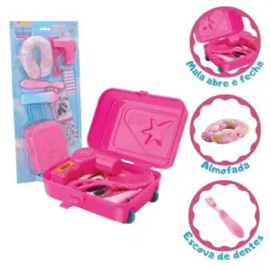 Brinquedo Kit de Viagem com Maleta de Acessorio My little Collection - Divertoys - Imagem 4