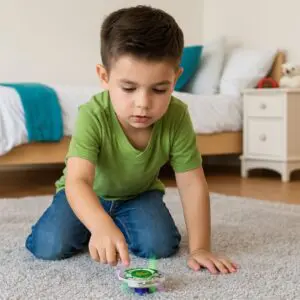 Brinquedo Battle Top Giroscópio de Plástico a Pilha-Toys - Imagem 2