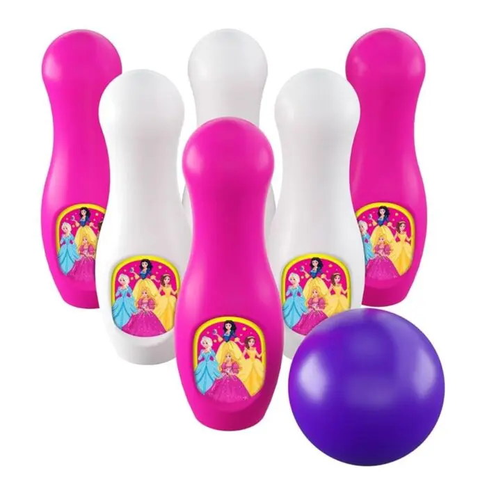 Boliche Princesas com 6 Pinos e 1 Bola-Ggb Brinquedos - Imagem 1