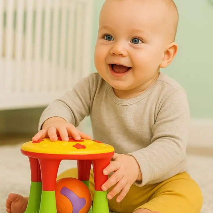 Brinquedo Torre Chocalho com Bolinha Sensorial-Jp Brink - Imagem 2