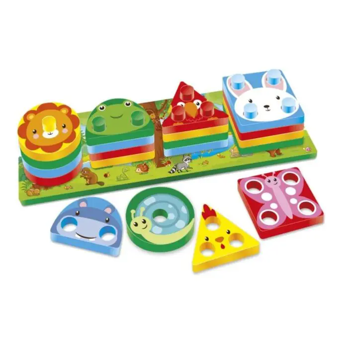 Formas Geométricas Animais 7x7cm-Ggb Brinquedos - Imagem 3