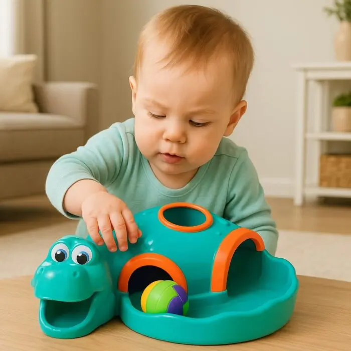 Brinquedo Educativo Didático Crocodilo Ball-Jp Brinks - Imagem 2