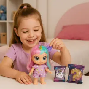 Boneca com Acessórios Surpresa Festa do Pijama Diver Surprise - Diver Toys - Imagem 2