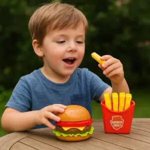 Kit Fast Food Cartela com Acessório Mini Burger-Dk Toys - Imagem 2