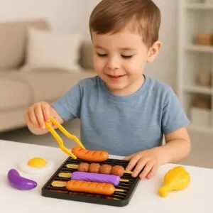 Brinquedo Grill Barpecue Hora do Churrasco com 15 Peças-Miki Toy - Imagem 2
