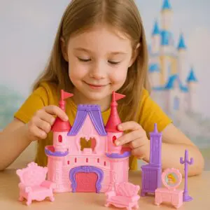 Castelo Sweet Housebold Fashion Set com 10 Peças-Miki Toy - Imagem 2
