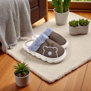 Pantufa/Chinelo Peluciado Adulto de Courino Soft Estilo Nuvem 36 ao 45 CH Ref.: 2081 Sortido - Toy & Home - Imagem 2