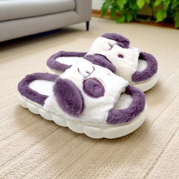 Pantufa/Chinelo Peluciado Adulto Cachorrinho Estilo Nuvem 36 ao 43 CH Ref.: 51465 Sortido - Majestic Soft - Imagem 2