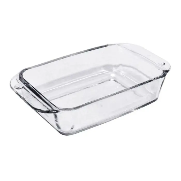 Mini Travessa de Vidro Retangular 20,5x11,5x4,3cm Patris 530ml - Kaveh - Imagem 1