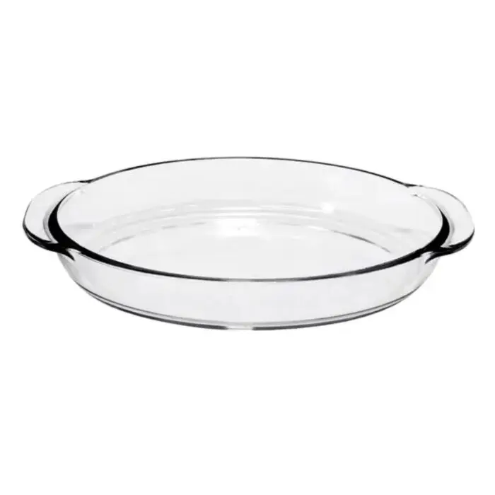 Travessa de vidro Oval 1L 28x16x4,5cm Kayo 2 - Kaveh - Imagem 1