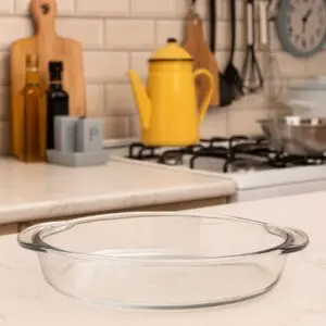 Travessa de vidro Oval 1L 28x16x4,5cm Kayo 2 - Kaveh - Imagem 2