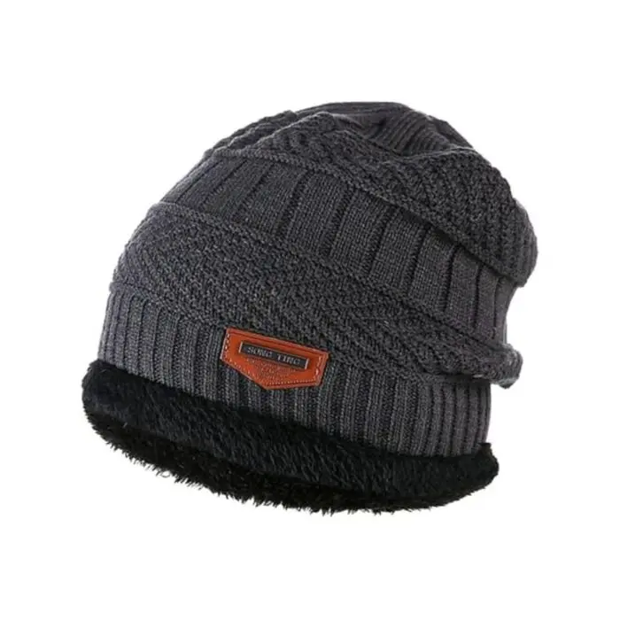 Gorro de Poliéster Felpudo Unissex Tamanho Único Adulto Sortido - JMD Import - Imagem 1
