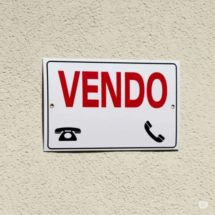 Placa de Sinalização em PS Vendo 20x30cm – Acesso Placas & Sinalizações - Imagem 2