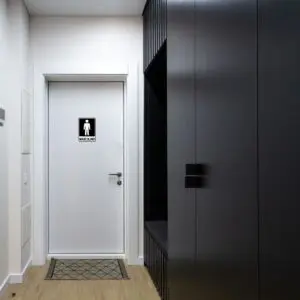Placa de Sinalização em PS Sanitário Masculino 15x20cm – Acesso Placas & Sinalizações - Imagem 2