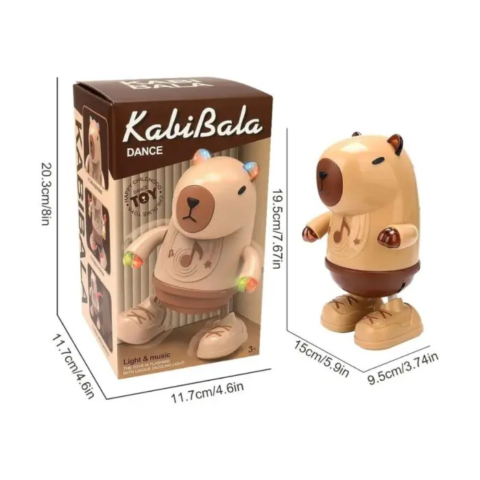 Brinquedo Capivara Musical com Luzes e Dança de Plástico - Dream Toys - Imagem 7