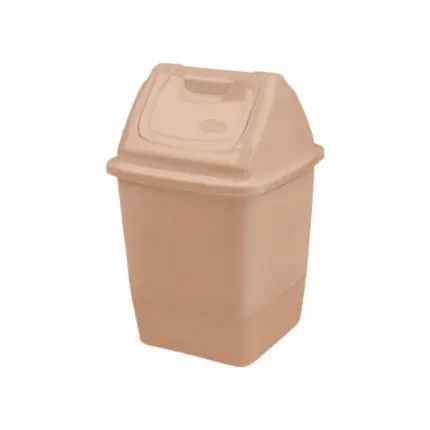 Lixeira Quadrada com Basculante de Plástico 3,6L Sortida - Giplás