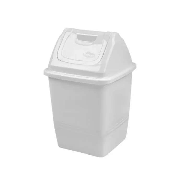 Lixeira Quadrada com Basculante de Plástico 3,6L Sortida - Giplás - Imagem 3