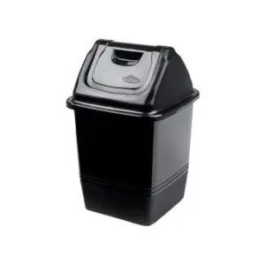 Lixeira Quadrada com Basculante de Plástico 3,6L Sortida - Giplás - Imagem 4