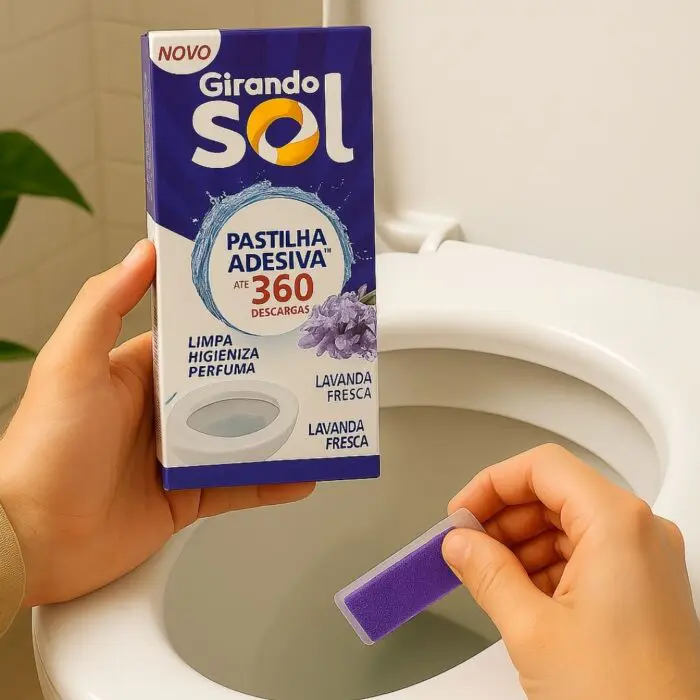 Pastilha Adesiva com 3 Patilhas 9g Cada de Lavanda Fresca - Girando Sol - Imagem 2