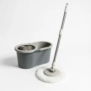 Rodo Mop Giratório de 8 Litros com Centrifuga de Alumínio - CASAonze - Imagem 3