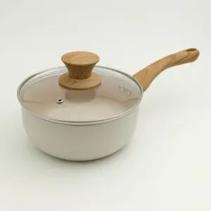 Panela com Cabo de Silicone Soft-Touch com Tampa de Vidro e Revestimento de Cerâmica 22cm Linha Grécia PAN049 - Rio Home - Imagem 4