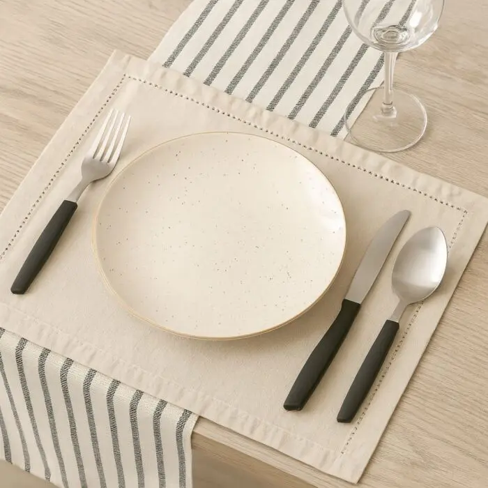 Jogo de Talheres de Aço Inox com Cabo de Plástico + Organizador 25 Peças Linha Color - Original Line - Imagem 2