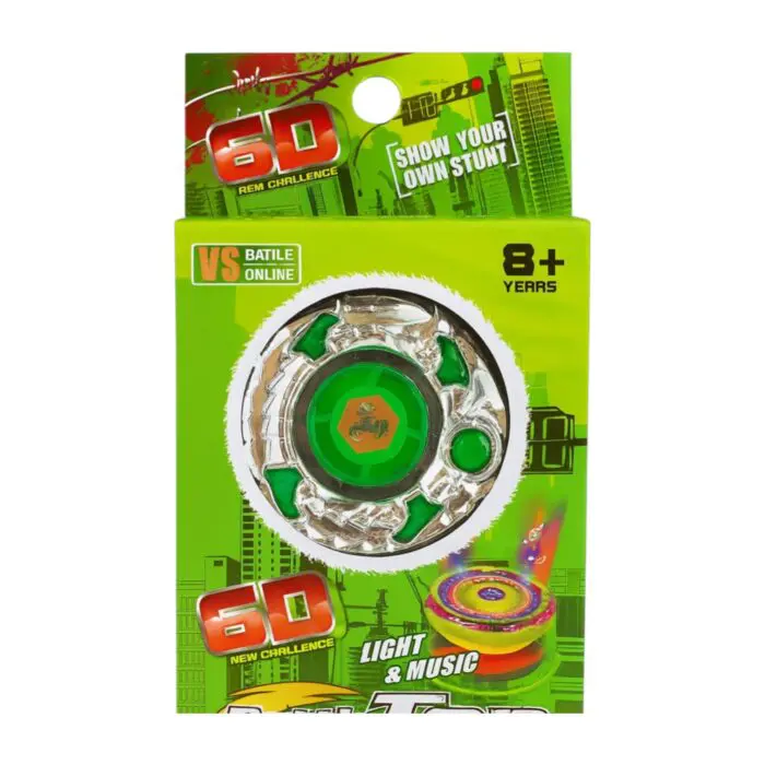 Brinquedo Battle Top Giroscópio de Plástico a Pilha-Toys - Imagem 1