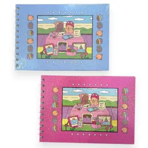 Livro de Colorir Bobbie Goods com Cartela de Adesivos e Capa Dura 48 Folhas