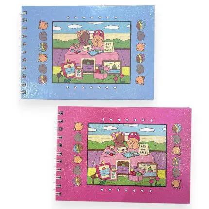 Livro de Colorir Bobbie Goods com Cartela de Adesivos e Capa Dura 48 Folhas