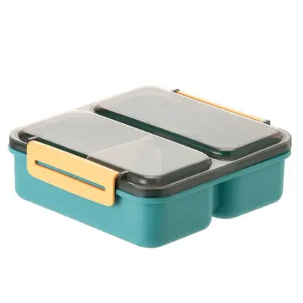 Kit de Marmita com Colher de Plástico PP 18x18x5,5cm 1100ml Sortido - Casíta