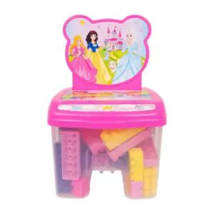 Cadeira com Blocos da Princesas com 48 Peças-Toy